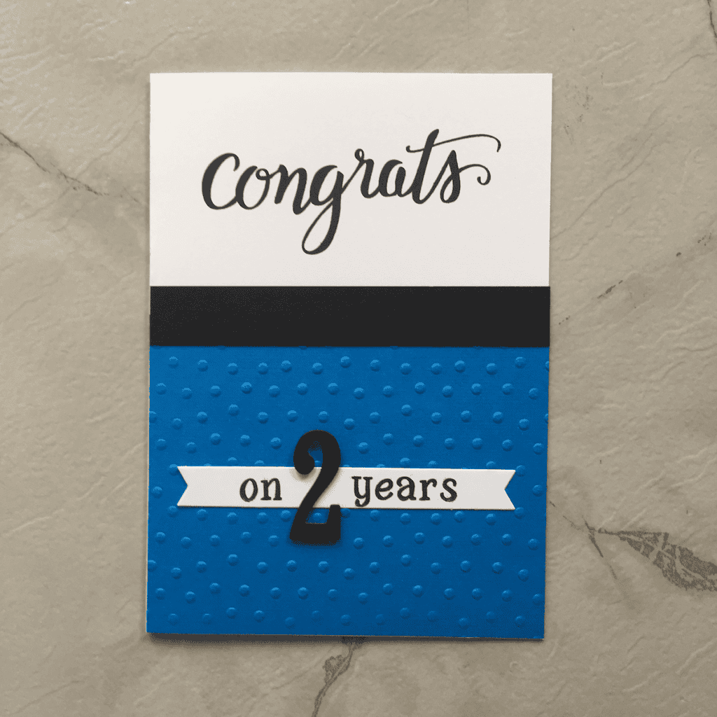 Congrats on Years in Recovery Greeting Card - Handmade Recovery Cards